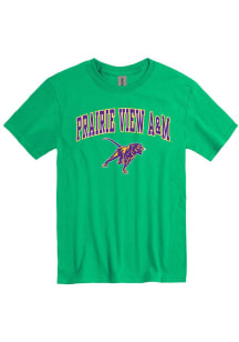 Prairie View A&M Panthers Kelly Green Arch Practice Short Sleeve T Shirt