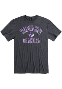 Tarleton State Texans Charcoal Grandpa Number One Short Sleeve T Shirt