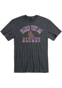 Prairie View A&M Panthers Charcoal Alumni Number One Short Sleeve T Shirt