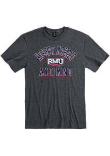 Robert Morris Colonials Charcoal Alumni Number One Short Sleeve T Shirt