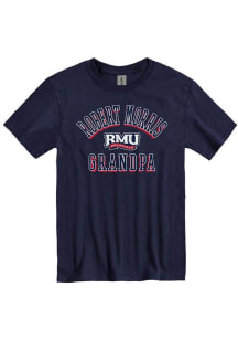 Robert Morris Colonials Navy Blue Grandpa No1 Short Sleeve T Shirt