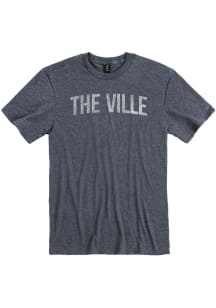 Louisville Navy Blue The Ville Short Sleeve Fashion T Shirt
