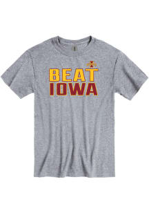 Iowa State Cyclones Grey Rivalry Short Sleeve T Shirt