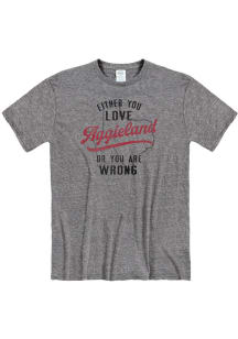 College Station Graphite Either You Love Short Sleeve Fashion T Shirt