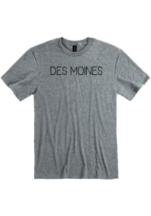 Des Moines Graphite Disconnected Short Sleeve Fashion T Shirt