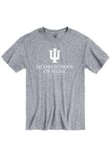 Indiana Hoosiers Grey Jacobs School of Music Short Sleeve T Shirt