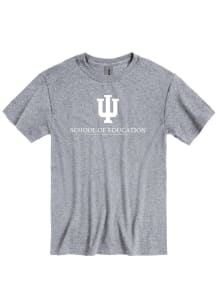 Indiana Hoosiers Grey School of Education Short Sleeve T Shirt