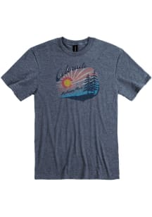 Colorado Navy Blue Happy Place Short Sleeve T Shirt