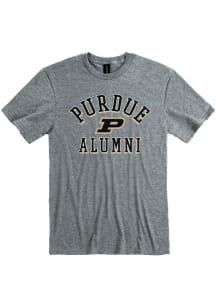 Purdue Boilermakers Grey Alumni No 1 Short Sleeve T Shirt