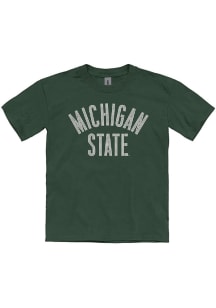 Michigan State Spartans Youth Green Triple Stitch Short Sleeve T-Shirt
