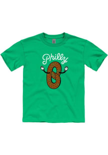 Philadelphia Youth Green Pretzel Short Sleeve T-Shirt