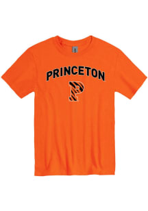 Princeton Tigers Orange Primary Logo Short Sleeve T Shirt