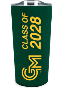 George Mason University 18oz Class of 2028 Soft Touch Stainless Steel Tumbler - Green