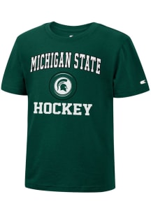 Colosseum Michigan State Spartans Toddler Green Hockey No 1 Short Sleeve T-Shirt