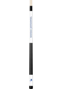 Kansas Jayhawks White Laser Pool Cue