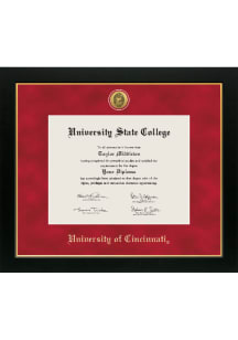 Cincinnati Bearcats Medallion Manchester Diploma Frame - Red