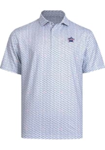 Philadelphia Phillies Mens White Cap All Star Short Sleeve Polo