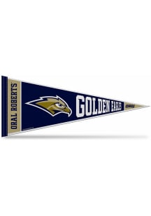 Oral Roberts Golden Eagles Rally Standard 12x30 Pennant - Navy Blue