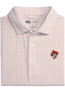 Onward Reserve Oklahoma State Cowboys Mens Orange Logo Repeat Short Sleeve Fashion Polo