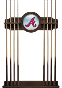 Atlanta Braves Solid Wood Cue Rack Pool Table Accessories