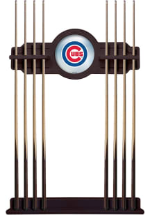 Chicago Cubs Solid Wood Cue Rack Pool Table Accessories