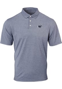 Penn State Nittany Lions Mens Navy Blue Butter Stripe Short Sleeve Fashion Polo