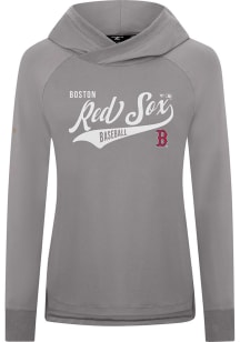 Levelwear Boston Red Sox Womens Grey Slender Glide Pullover