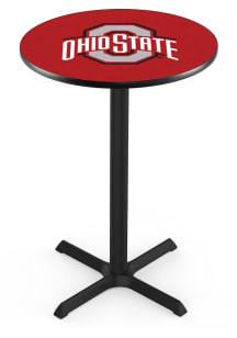 Ohio State Buckeyes Cross Base Pub Table