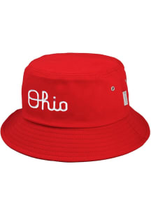 LogoFit Ohio State Buckeyes Red Daytona Mens Bucket Hat