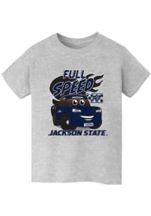 Vive La Fete Jackson State Tigers Youth Grey Full Speed Short Sleeve T-Shirt
