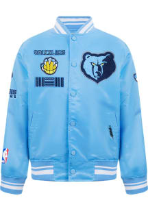 Pro Standard Memphis Grizzlies Youth Light Blue Retro Classics Light Weight Jacket