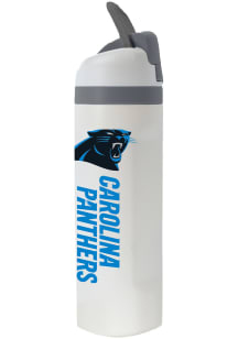 The Memory Company Carolina Panthers 20oz Flip Top Stainless Steel Tumbler - White