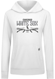 Levelwear Chicago White Sox Womens White Relay Arcade Hooded Sweatshirt