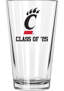 Cincinnati Bearcats Class of 2025 16 oz Pint Glass - White