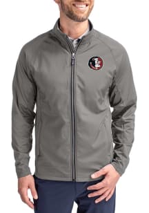 Cutter and Buck Florida State Seminoles Mens Graphite Vault Adapt Eco Big and Tall Light Weight Ja..