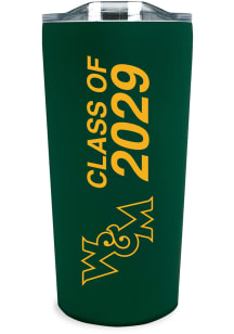 William & Mary Tribe 18oz Class of 2029 Soft Touch Stainless Steel Tumbler - Green