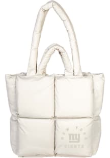 New York Giants Brown Primary Puff Tote