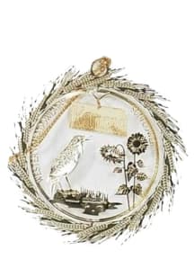Kansas State Bird Sunflower Ornament