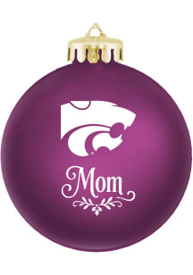 K-State Wildcats Mom Ornament - Purple