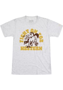Homefield Western Michigan Broncos Grey Fight Short Sleeve Fashion T Shirt