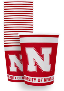 Nebraska Cornhuskers 12 oz 20 Pack Disposable Cups