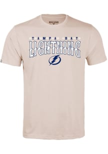 Levelwear Tampa Bay Lightning Tan Richmond Snowflakes Short Sleeve T Shirt