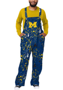 Forever Collectibles Michigan Wolverines Mens Blue Splatter Pants