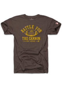 The Mitten State Western Michigan Broncos Brown Football Football Battle for the Cannon Short Slee..