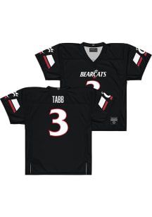 Cole Tabb  Campus Ink Cincinnati Bearcats Black NIL Football Jersey