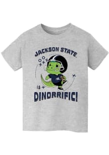 Vive La Fete Jackson State Tigers Youth Grey Dino-Riffic Short Sleeve T-Shirt
