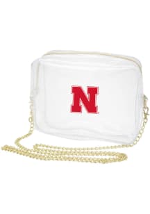 Nebraska Cornhuskers Stadium Approved Camera Womens Clear Tote
