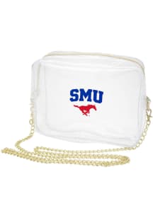 SMU Mustangs Stadium Approved Camera Womens Clear Tote