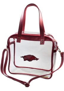 Arkansas Razorbacks Stadium Approved Tote Womens Clear Tote