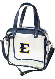 East Tennesse State Buccaneers Stadium Approved Tote Womens Clear Tote